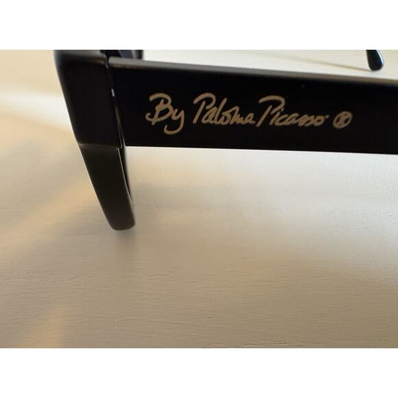 Vintage Paloma Picasso Oversized Black Sunglasses Austria Designer main image 9